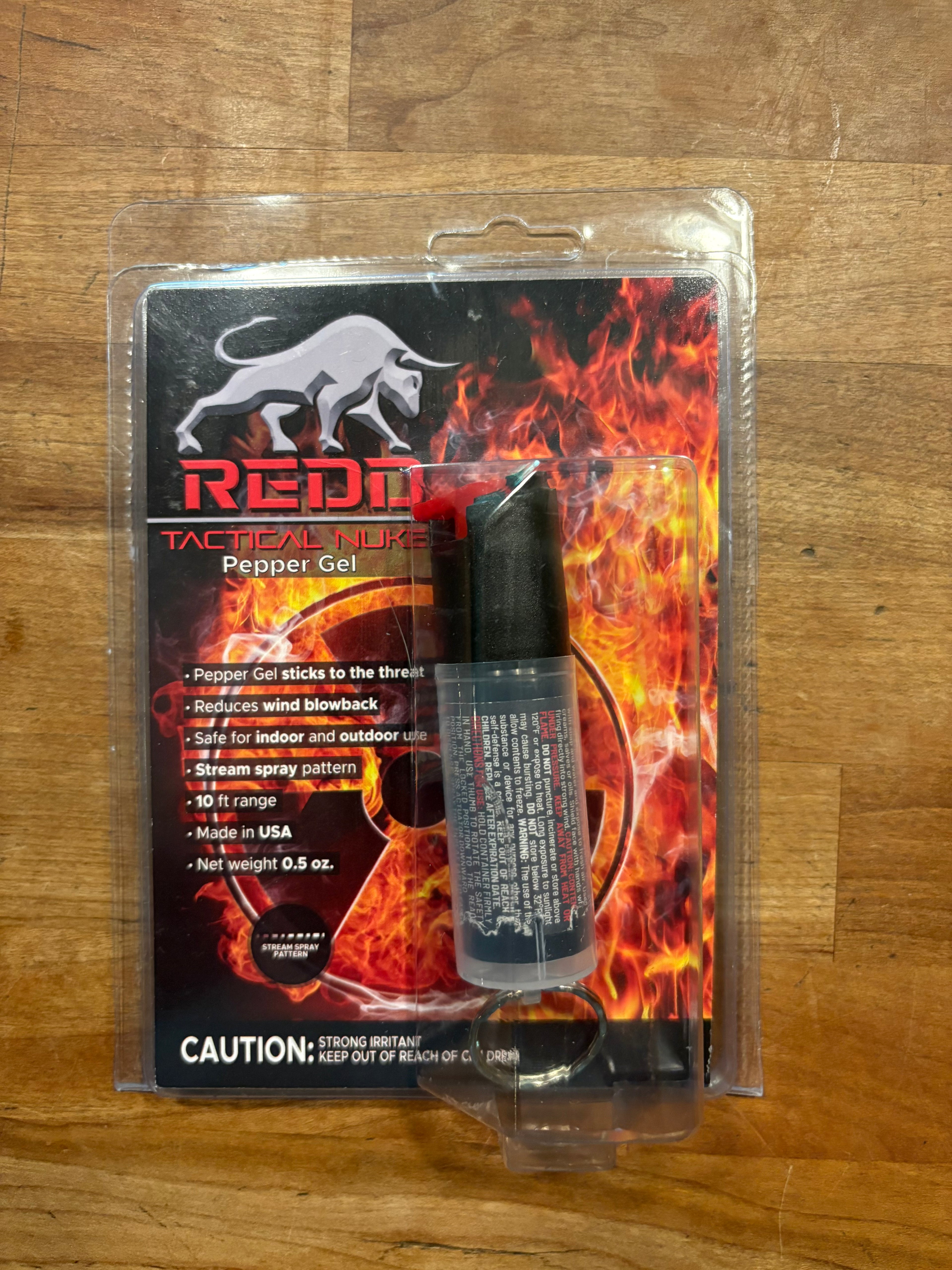 REDD Tactical Nuke Pepper Gel (.05 oz) Keychain